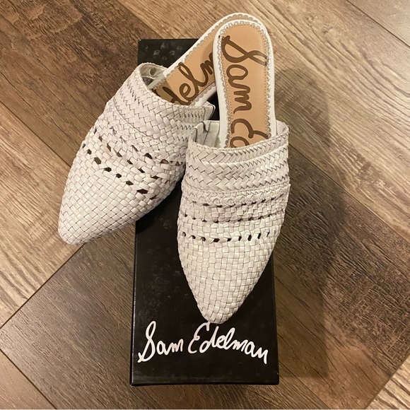 Sam Edelman Shoes - Sam Edelman Natalya Woven Leather Mules